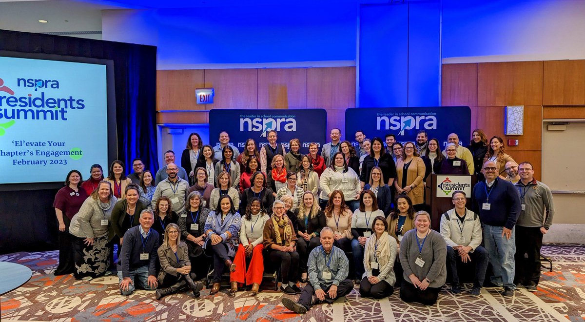 That’s a wrap on the 2023 NSPRA #PresidentsSummit. What an incredible two days of learning and idea exchanging with Chapter leaders from around the country. Thank you ALL for a truly amazing Summit. Until we meet again at #NSPRA2023! #schoolPR