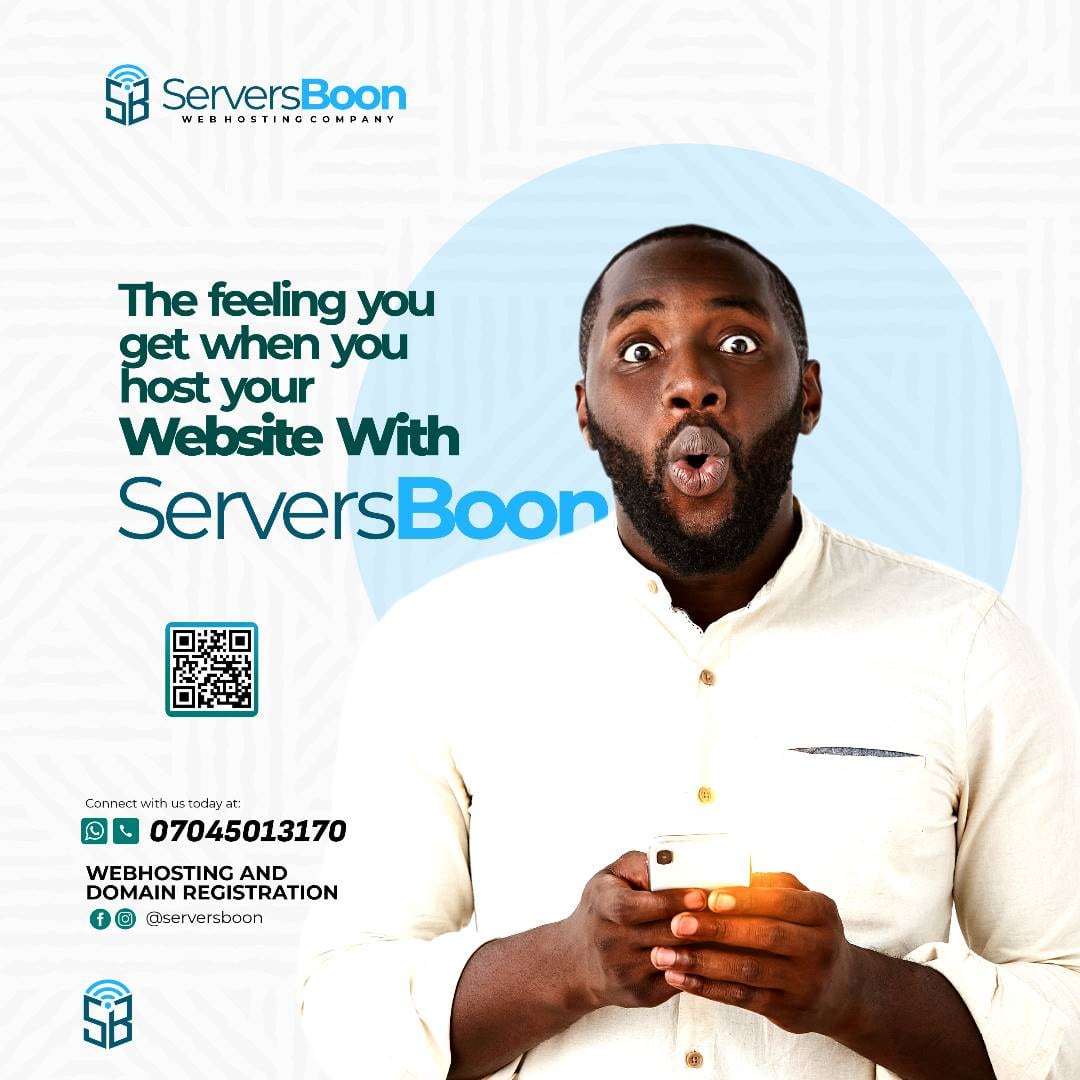 serversboon's tweet photo. Good feeling when you host your website with The King ๐ #serversboon because it means we've got you covered so that you can focus on growing your business. Our space...... Your Way ๐
#website
Mr ibu
#Balloon
Peter obi
#PeterObi4President2023 https://t.co/gjOyyxUtIc