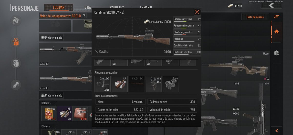 Fvicius's tweet photo. ' sniper‼️carabina👀SKS ..
(personalizada-básico)
😍 🔥🔥🔥 @Arena__Breakout
#arenabreakout #ibreakout #winnertakesall #cbt2 #hardcorefps #extractionroyale #FVicius https://t.co/oGzPrVw3Dj