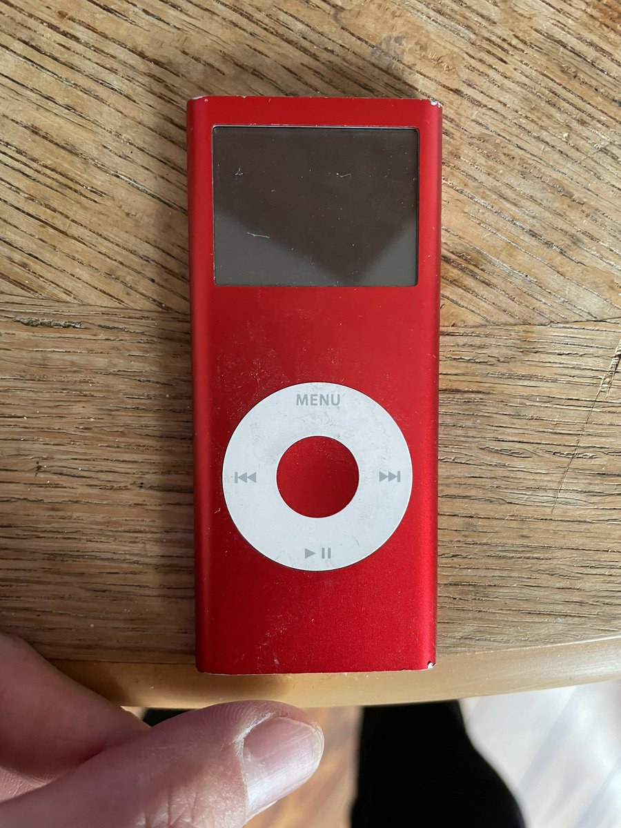 Excited to charge up and revisit gems… 🤓

Have a joyful weekend. 

#ipodnano #redcampaign some years ago.