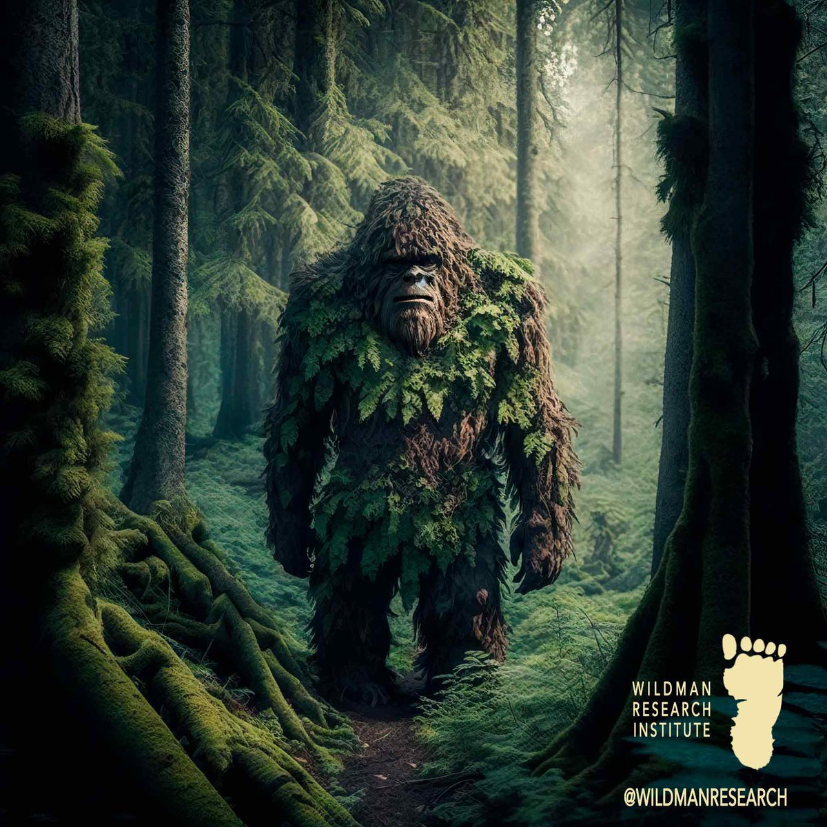 Bigfoot camouflage 🍃🦶🏿:
Could sightings of Bigfoot with hair covered in moss or vegetation explain the legends of them turning invisible? …(➡️). #BigfootSightings #Cryptozoology #Mythology