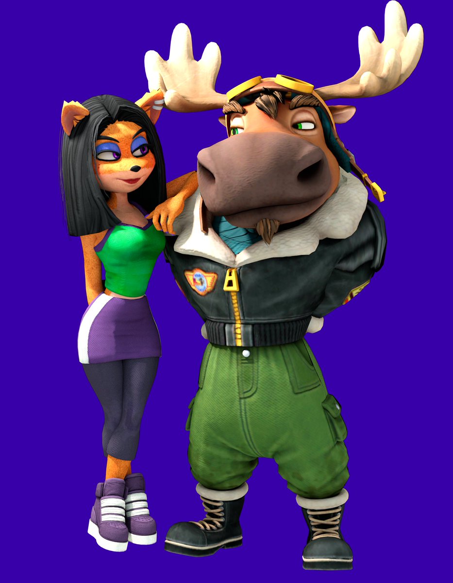 Liz and Hasty

#CTRNitroFueled #CrashBandicoot #TrophyGirls
#LizBandicoot #NitroSquad #Hasty #Fasty #Trippo #CrashTeamRacing