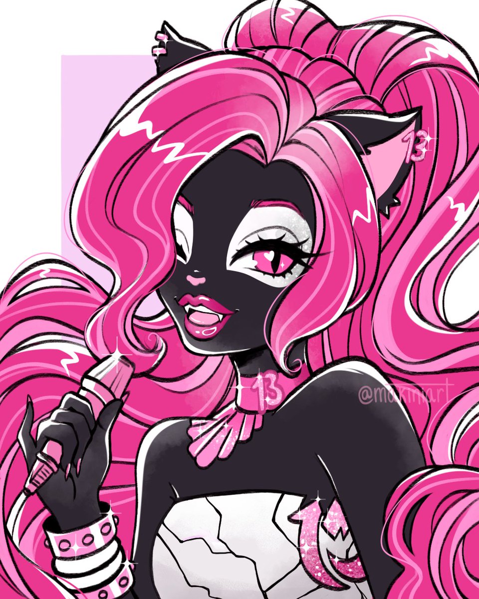 makiniart's tweet photo. Love my pink #monsterhigh girls 🎀💖 https://t.co/eHUUzB4p4A