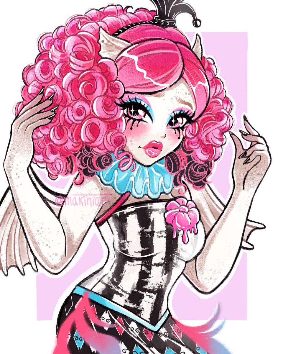 makiniart's tweet photo. Love my pink #monsterhigh girls 🎀💖 https://t.co/eHUUzB4p4A