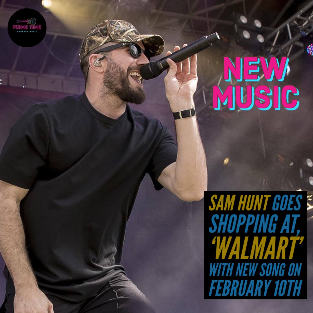 PTCntryMusic's tweet photo. Price check in the music section! @SamHuntMusic has got a new song coming out entitled, ‘Walmart’. It will be hitting shelves this Friday, February 10th.
#primetimecountry #newmusic #samhunt #walmart #Nashville #primetimecountrymusic #ptcm #countrymusic https://t.co/olBukAsbOj
