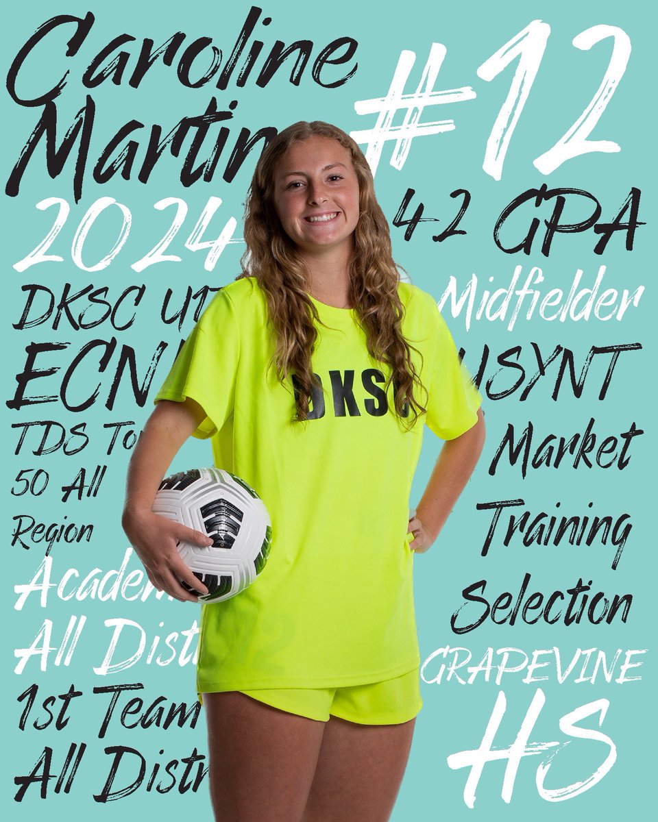 DKSC U18/19 ECNL (24's & 25's) (@dkscecnl06) on Twitter photo 2023 DKSC U17 ECNL
Player Profile: <a href="/carolinem2024/">Caroline Martin</a> MID || 2024 || Uncommitted
Technical, Gritty, Smart Strong Player
<a href="/DKSC_official/">D'Feeters Kicks Soccer Club</a> <a href="/ECNLgirls/">ECNL Girls</a> 2023 DKSC U17 ECNL
Player Profile: <a href="/carolinem2024/">Caroline Martin</a> MID || 2024 || Uncommitted
Technical, Gritty, Smart Strong Player
<a href="/DKSC_official/">D'Feeters Kicks Soccer Club</a> <a href="/ECNLgirls/">ECNL Girls</a>