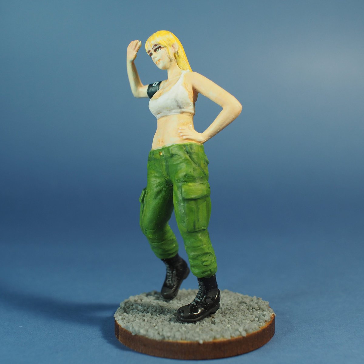 CobozuM's tweet image. オーロラモデルさんとこの女性兵士No.7さん。
ちょうど2年分の差分です。
色の使い方はわかってきた気がします。
沼の住人としてさらに精進しよう。
#AuroraModel Female Army Soldier #7