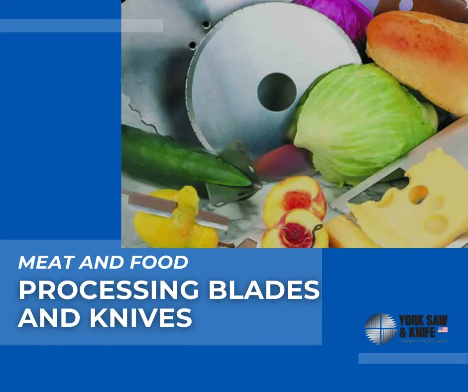 yorksaw's tweet image. Meat and food processing requires sharp, sturdy knives that can handle the tough job. Investing in a good set of knives will make the job easier and help you get the job done faster. When you're processing meat for a business, having the right tools is essential. #meatprocessing