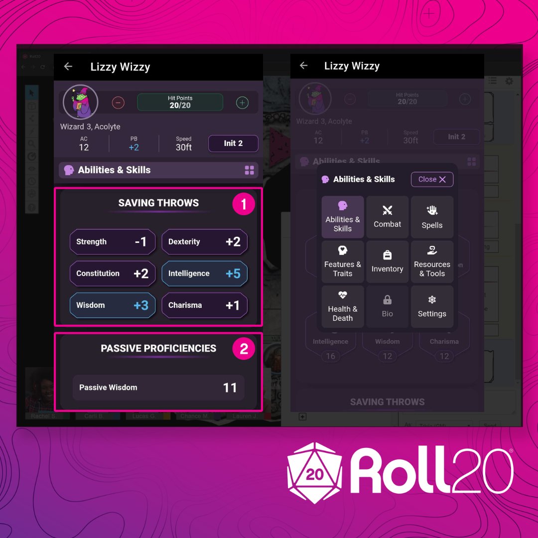 Roll20 on twitter have you checked out the roll20 companion app is