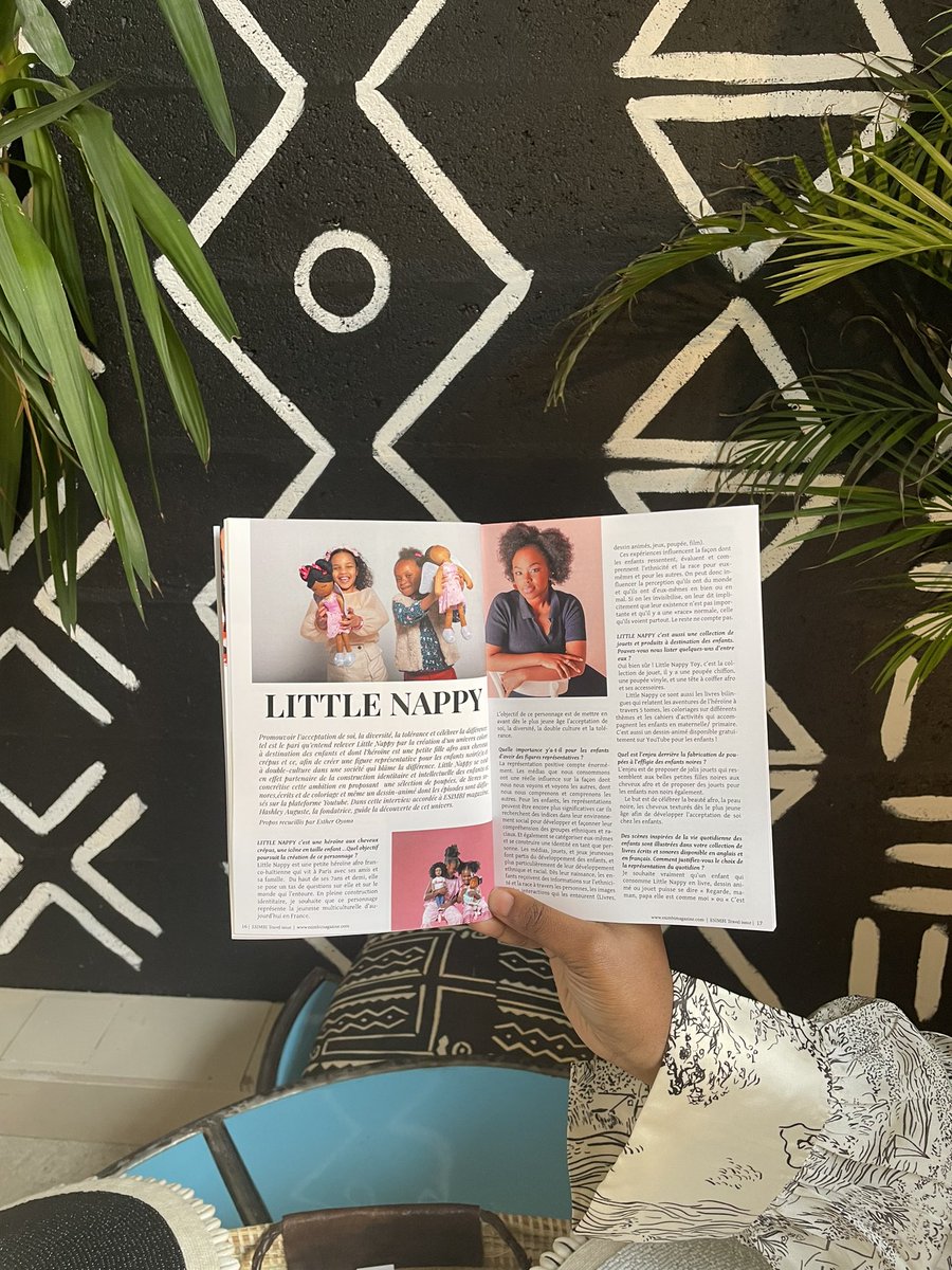Première parution dans un magazine en 2023! Merci <a href="/EsimbiMag/">ESIMBI Magazine</a> au concept store <a href="/saargaleconcept/">Saargale</a>