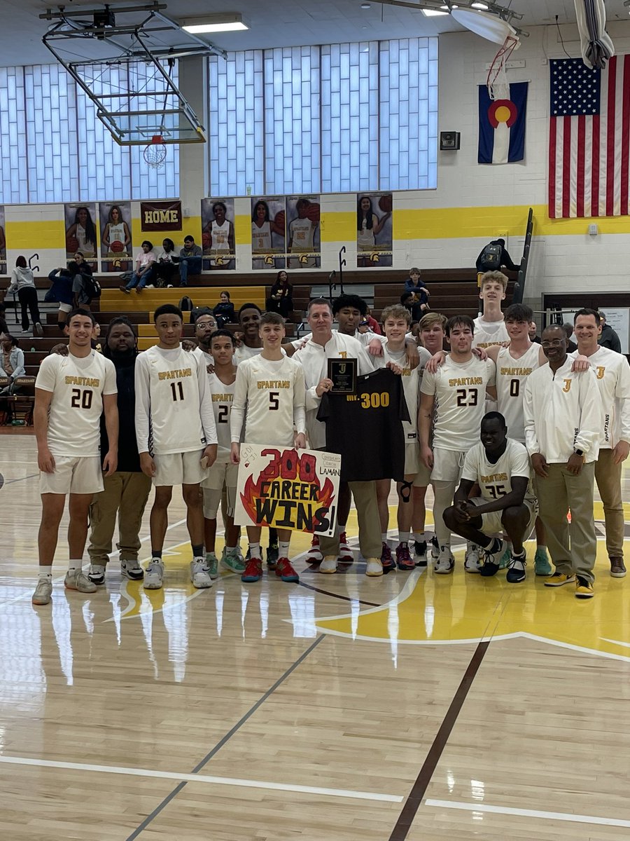 300 wins! Extremely thankful, and proud. So many players, assistant coaches, administrators, and TJ supporters have helped myself and the TJ Hoop Squad make this possible. I am sincerely grateful to anyone and everyone who has been along for the ride in the last 21 years. Go TJ!!