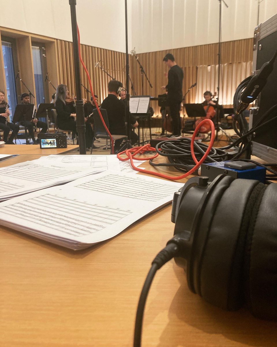 Brilliant day score reading with @MelvinTay_ and @NFOrchestra 🎬 thanks all, great work 💪