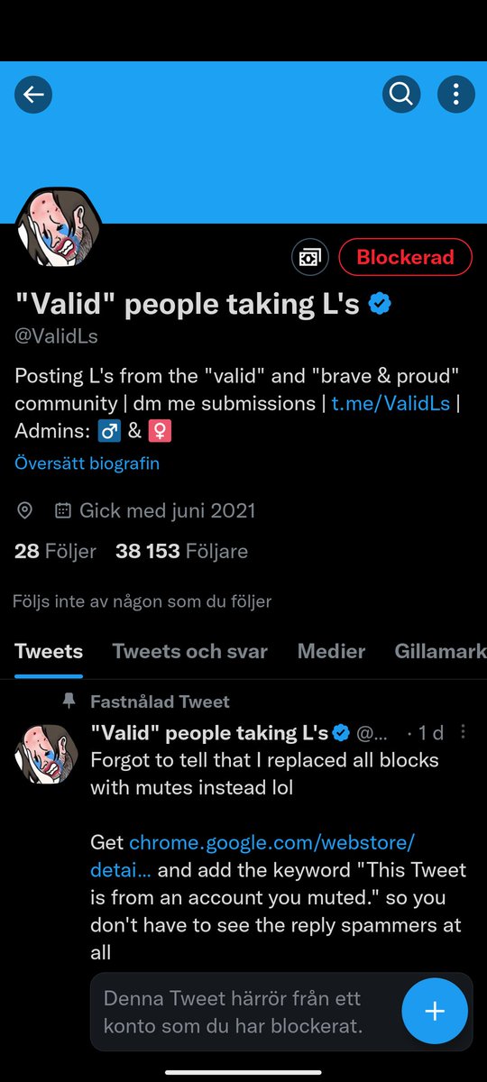 PLEASE go and block this account as soon as possible. They're a transphobic piece of shit and deserve nothing but the aboslute worst in life.

Get this fucler off of twitter as soon as fucking possible.