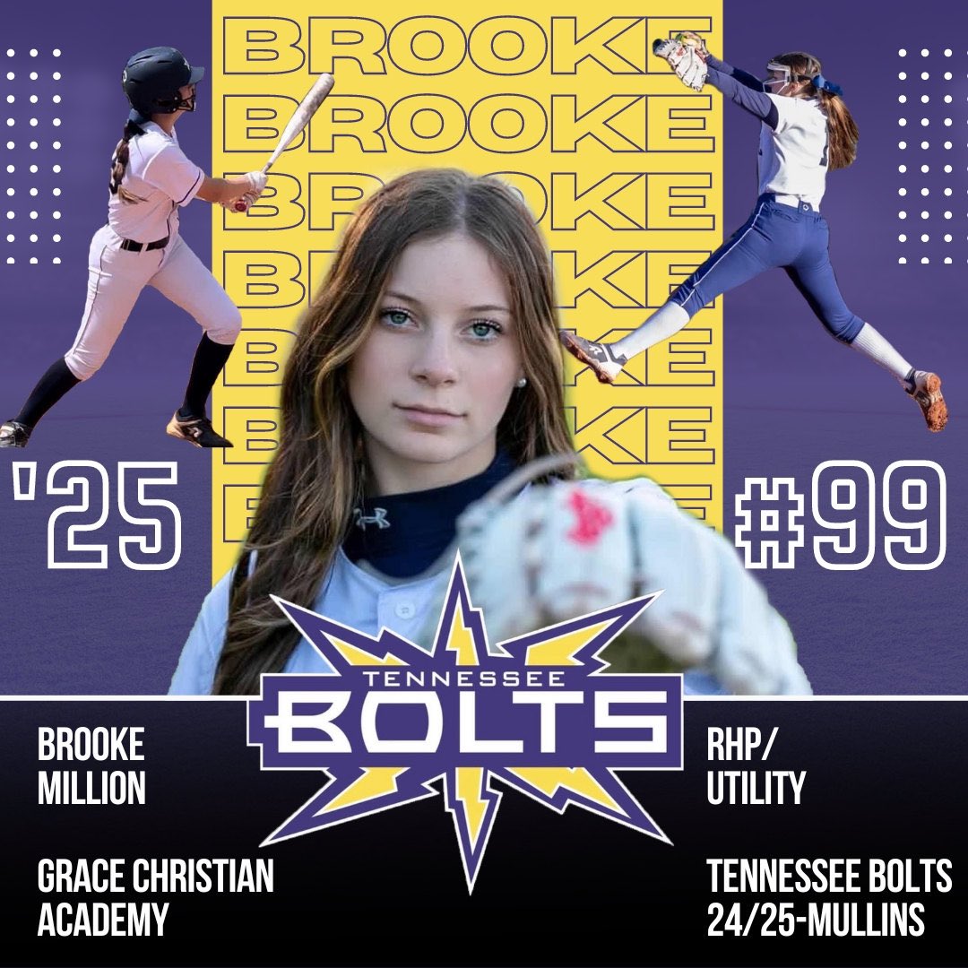 TN Bolts - Mullins 25 (@tnbolts) on Twitter photo Welcome Brooke Million to the TN Bolts - Mullins family! We are thrilled to have you onboard! <a href="/TNBolts/">TN Bolts - Mullins 25</a> <a href="/brooke_million/">Brooke Million2025</a>. Welcome Brooke Million to the TN Bolts - Mullins family! We are thrilled to have you onboard! <a href="/TNBolts/">TN Bolts - Mullins 25</a> <a href="/brooke_million/">Brooke Million2025</a>.