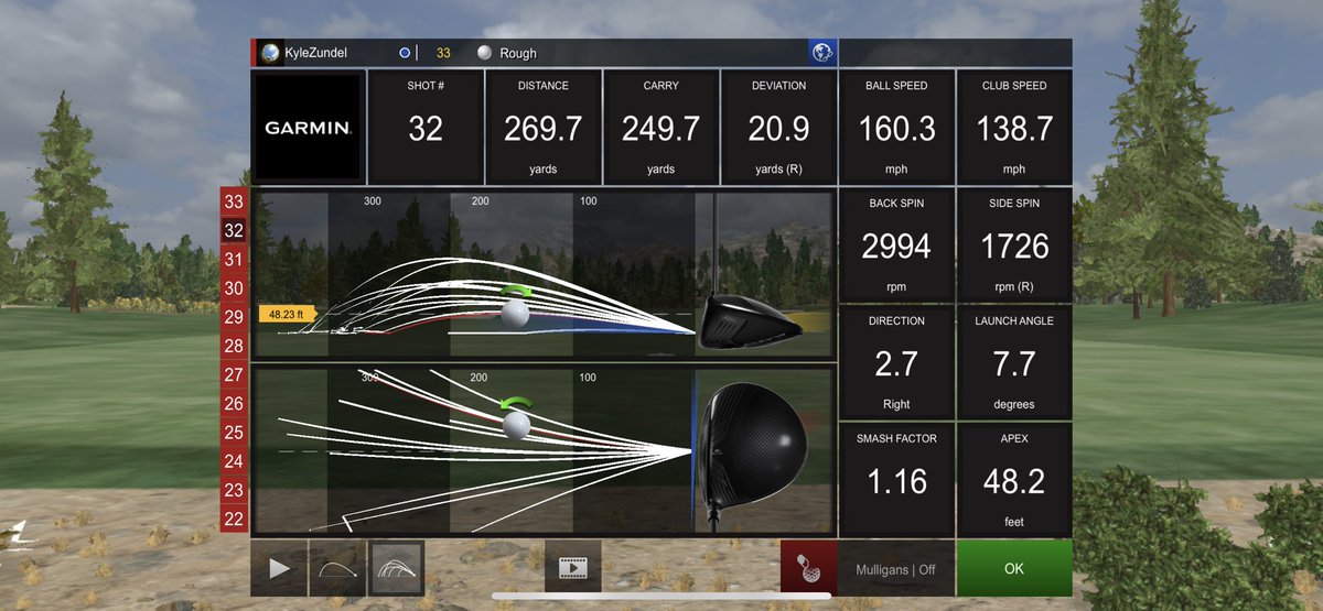 Club Head speed is getting faster, still need to work on striking to get my ball speed up. #longdrive #krankgolf