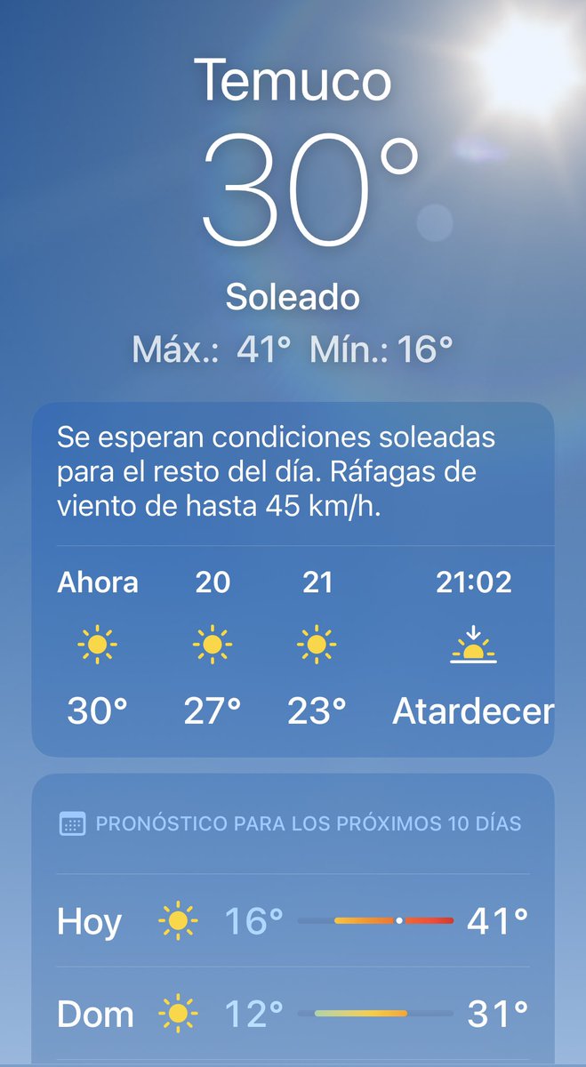Temuco Televisión on Twitter "Temuco, indicamos el Tiempo y la