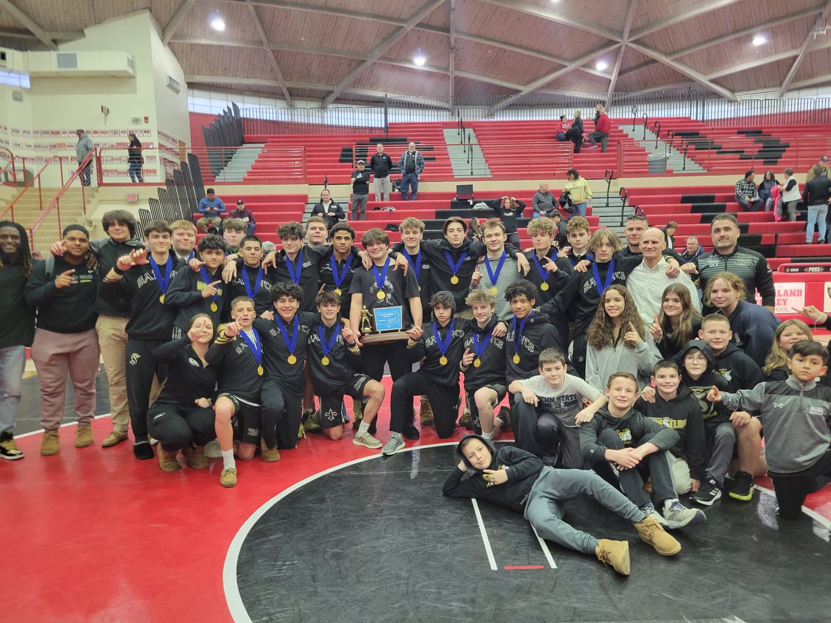 Berks Catholic are the PIAA District III 2A team wrestling champions after defeating West Perry 33-25.