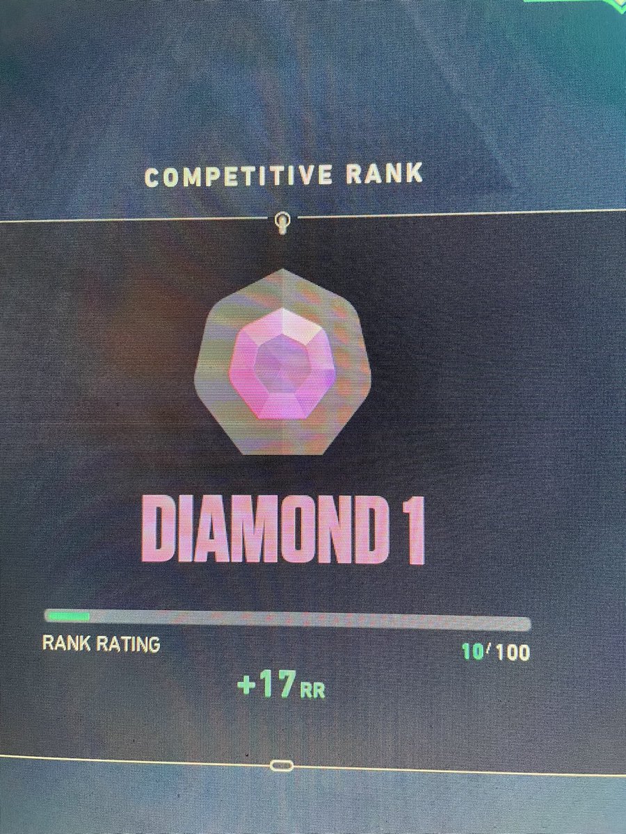 I finally solo q’d to diamond :) yay me

#VALORANT 

Twitch.tv/itsclee