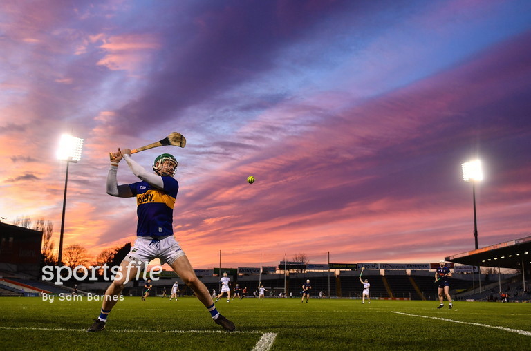 sportsfile's tweet photo. Right, that's it, we're calling it.

There's a grand stretch in the evenin' as @TipperaryGAA goalkeeper Barry Hogan pucks the ball out in tonight's Allianz Hurling League Division 1 match against Laois at FBD Semple Stadium in Thurles.

📸 @SportsfileSam 

https://t.co/LdKSRHWPmf https://t.co/kZOgHs3ldM