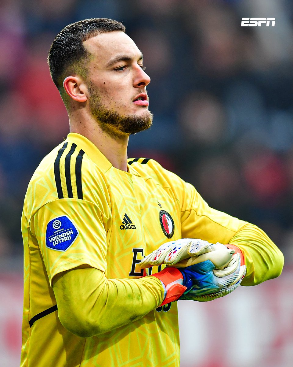 ESPNnl's tweet photo. ⚠️ Feyenoord moet het tegen PSV zonder Justin Bijlow doen, zo meldt het AD. https://t.co/BEyosAqmez