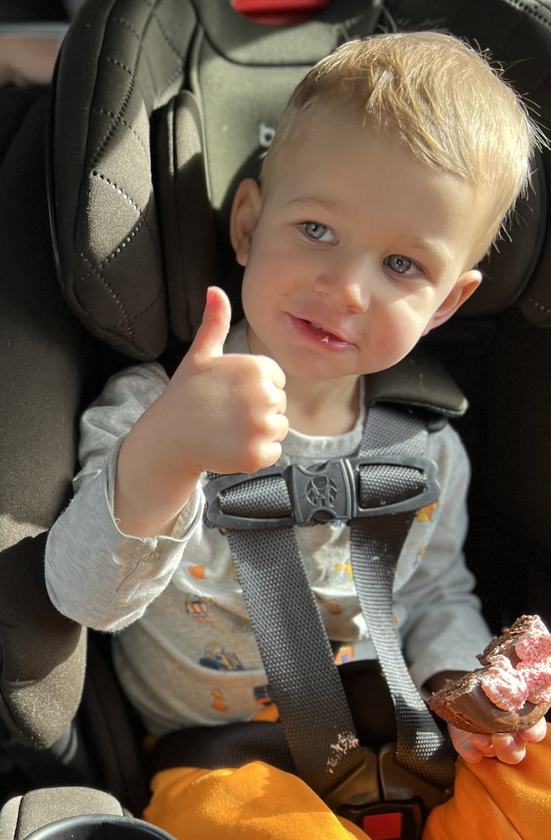 PerryFam_1's tweet photo. Project donut run this morning!! We didn’t even make it out of the parking lot before they were gone!!!! #PAC #PerryFam https://t.co/75prTDGuRg