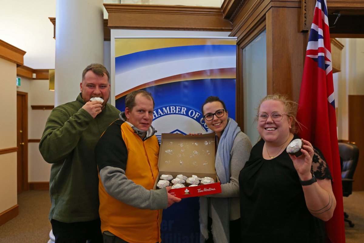 A big thank you to @BdnChamber for supporting Special Olympics.

Today and tomorrow are the last days to buy a @TimsWestman_MB 
 #CHOOSETOINCLUDE doughnut to support Special Olympics! #bdnmb