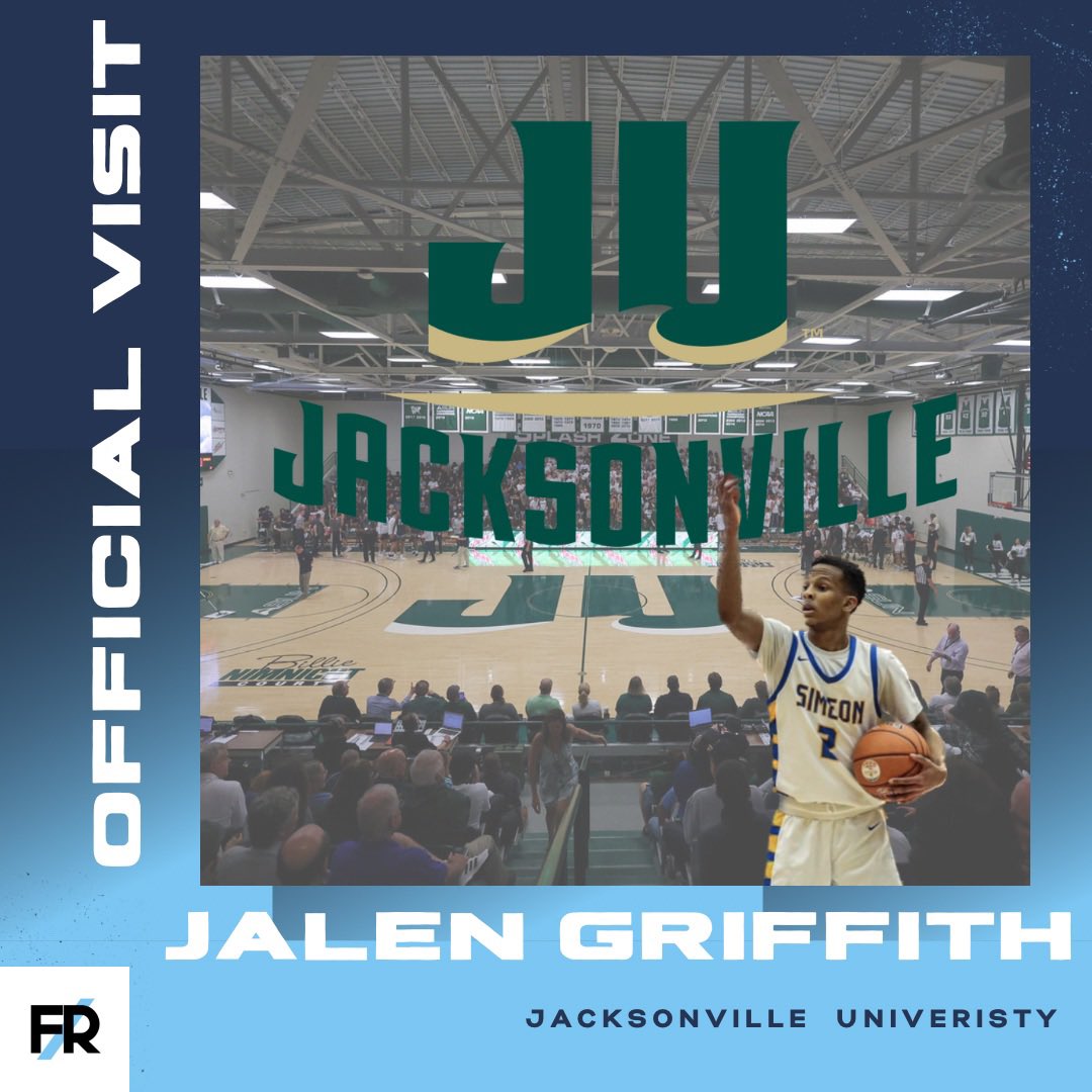 🚨OFFICIAL VISIT🚨 Jalen Griffith @therealjaygriff has an official visit to Jacksonville University Feb 12th✅ #FRACTIONFAMILY