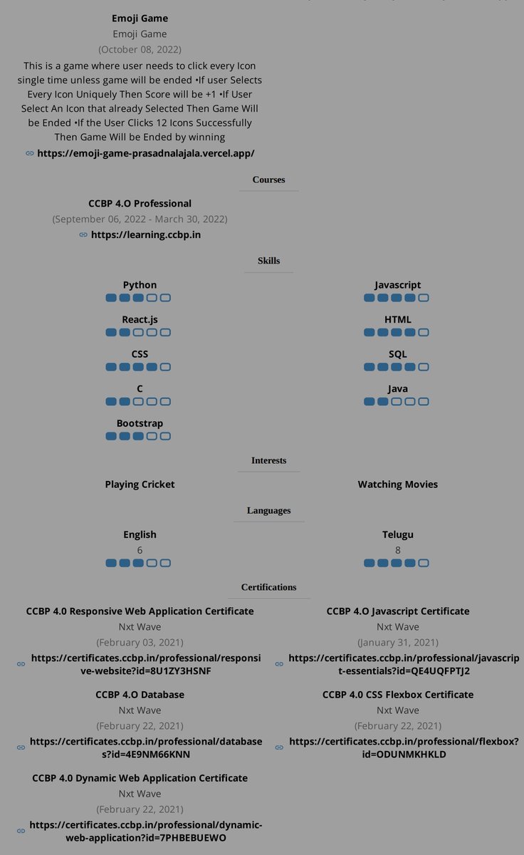 PrasadNalajala's tweet image. Suggest me for an web development internship 
TIA!

#frontendintern 
#internship