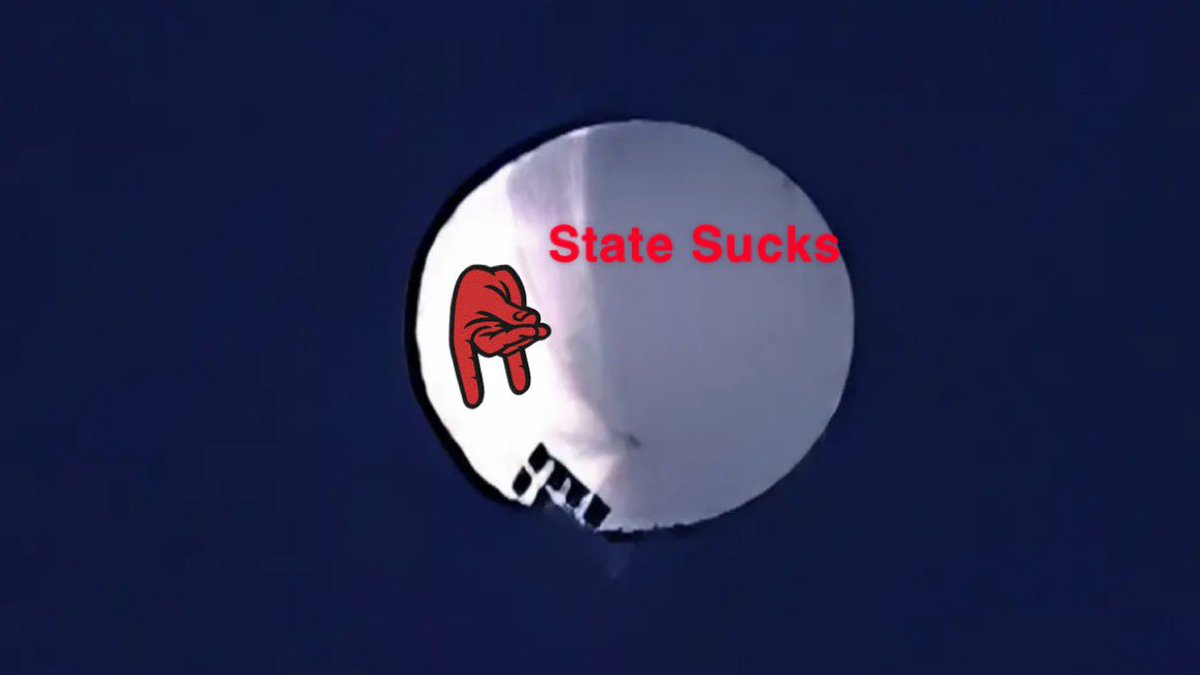 barstoolecu's tweet photo. BREAKING: The Chinese balloon has been spotted over North Carolina. 

Xi Jinping, the Chinese leader stated, “we sent the balloon to America to spread our message.” The message is being received well throughout America. https://t.co/XB0XbU4ceb