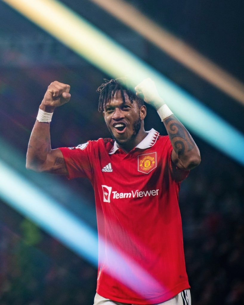 Fred08oficial's tweet image. Another big win at Old Trafford. We keep pushing. Thanks God! 🙏🏽