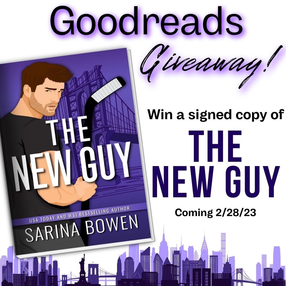 Have you seen the news? You could get a signed copy of The New Guy!

Details here: bit.ly/3HkL2zc

#Giveaway #SignedCopy #FreeBook #FreeBookGiveaway #UpcomingRelease #WinACopy #Goodreads #GoodreadsGiveaway #Paperback #SignedPaperback #EnterToWin #SignedBook #MM #MMHockey