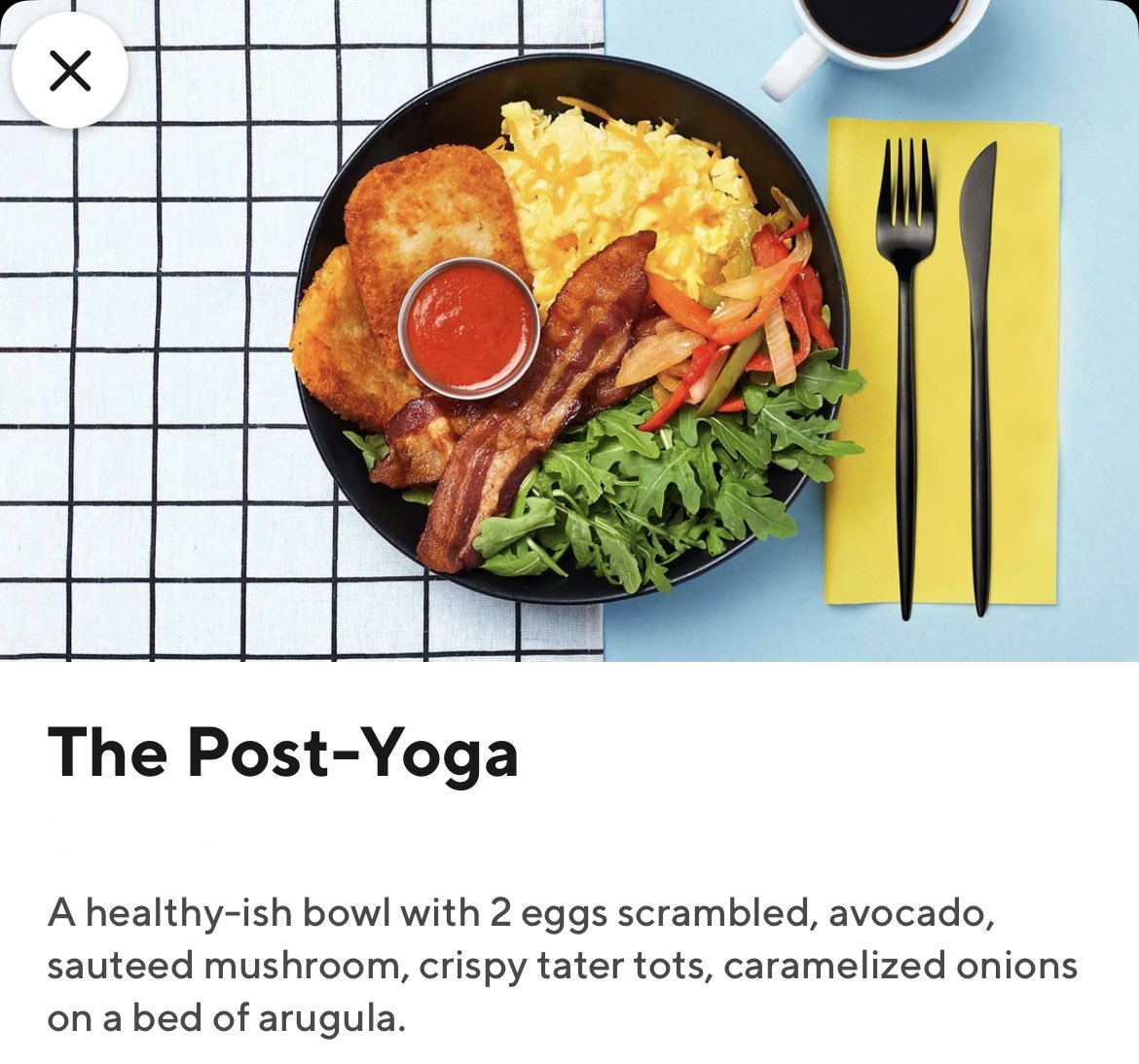 henrymax522's tweet photo. @DoorDash I ordered this “The Post-Yoga” and received what the picture showed below. I reached out to support and was told no compensation “based on past experience and refunded provided”. My last refund received was Nov 2020, and the rep ended the chat when I followed up on that https://t.co/jEUHae315L