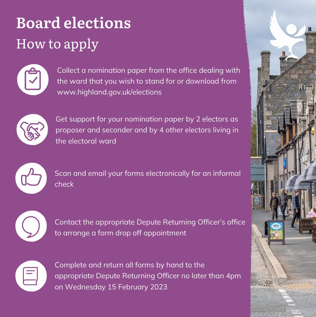 Want to be part of something bigger? Stand as a candidate in our upcoming Board Elections and play an active role in the future of the Cairngorms National Park! Put yourself forward now at cairngorms.co.uk/elections #Cairngorms #NationalPark #BoardElections