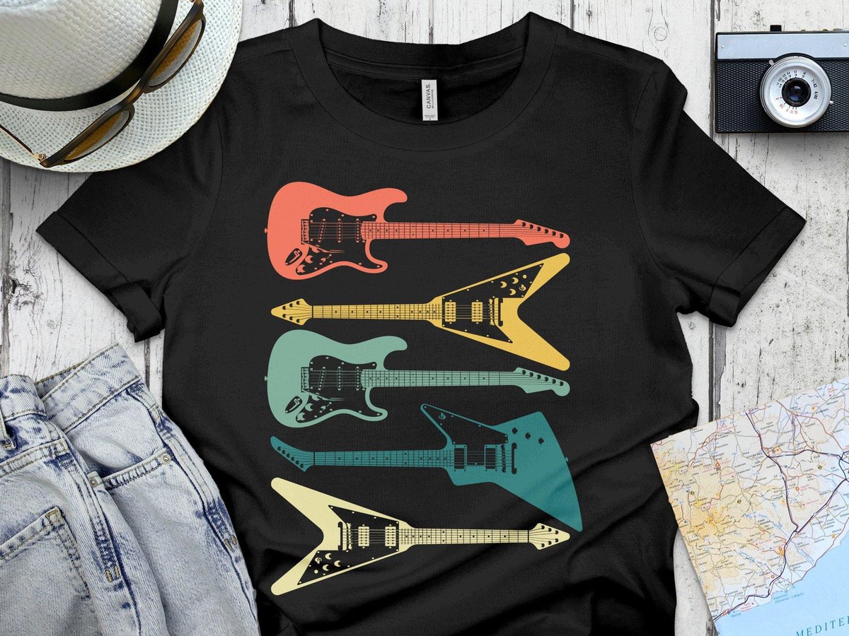 Guitar Shirt Gift for Musician, Music Lovers Guitar Player Gift, Electric Guitar Music Festival Shirt, Vintage Band Tee Guitar Lover Gift #guitarshirt #giftformusician #musiclovers #guitarplayergift #electricguitar #musicfestivalshirt #vintagebandtee etsy.me/3Yr0ocG