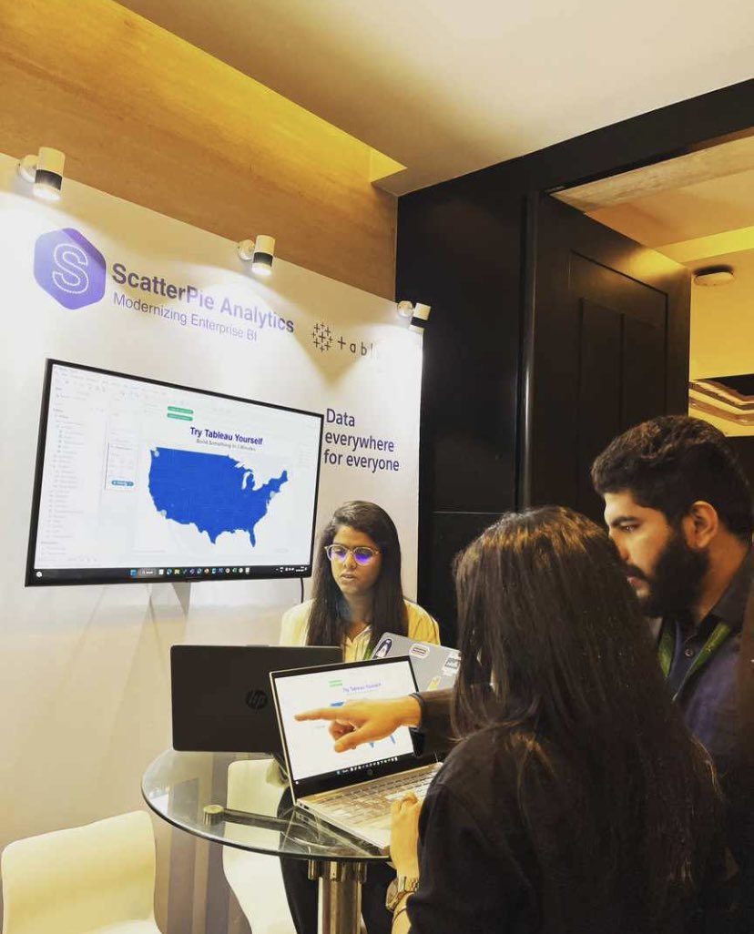 silkyhimani's tweet photo. Can you build something in 180 seconds?
@WeAreScatterPie has brought Data everywhere for everyone in collaboration with Tableau 
 #data #collaboration #analytics #tableau #scatterpieanalytics https://t.co/WTWRXKd3aO