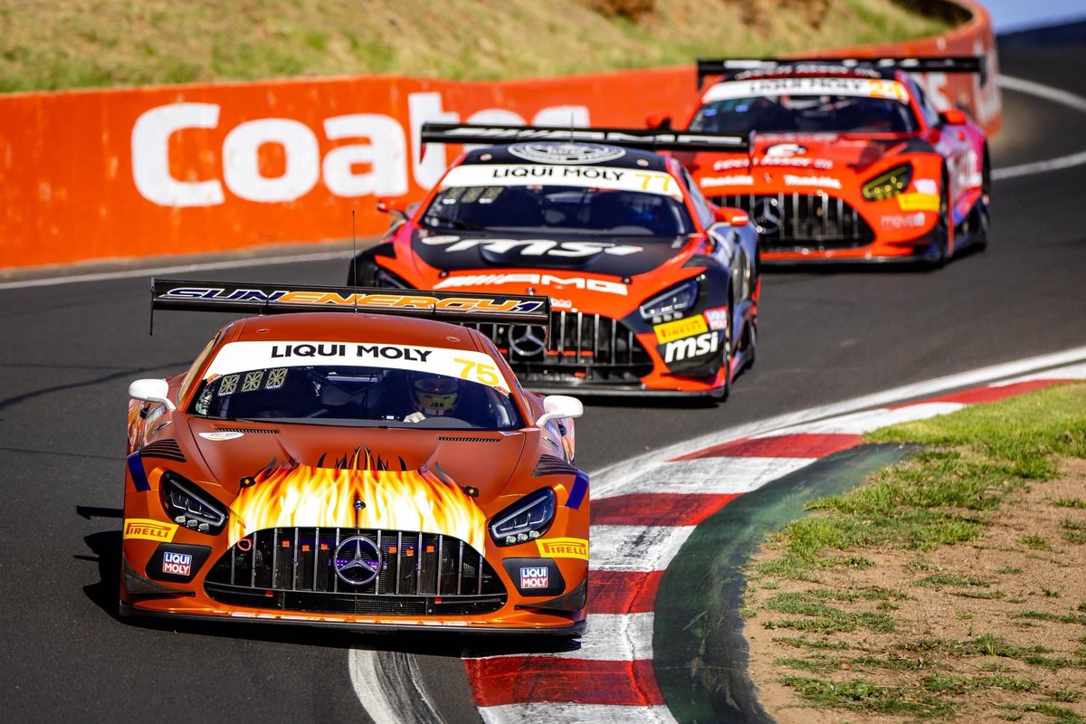 AkkodisASPTeam's tweet photo. BATHURST 12H 🇦🇺
@IntercontGTC 
⏱Qualifying

🔥The 75 will start from P4

In Qualifying @JulesGounon finished 0.4s down on the top 3 despite setting the Shootout’s fastest final sector on his last flying lap

🟢 at 5:45 local time

#AkkodisASPTeam #WeLivePerformance 
#MercedesAMG https://t.co/ej243GDXuP