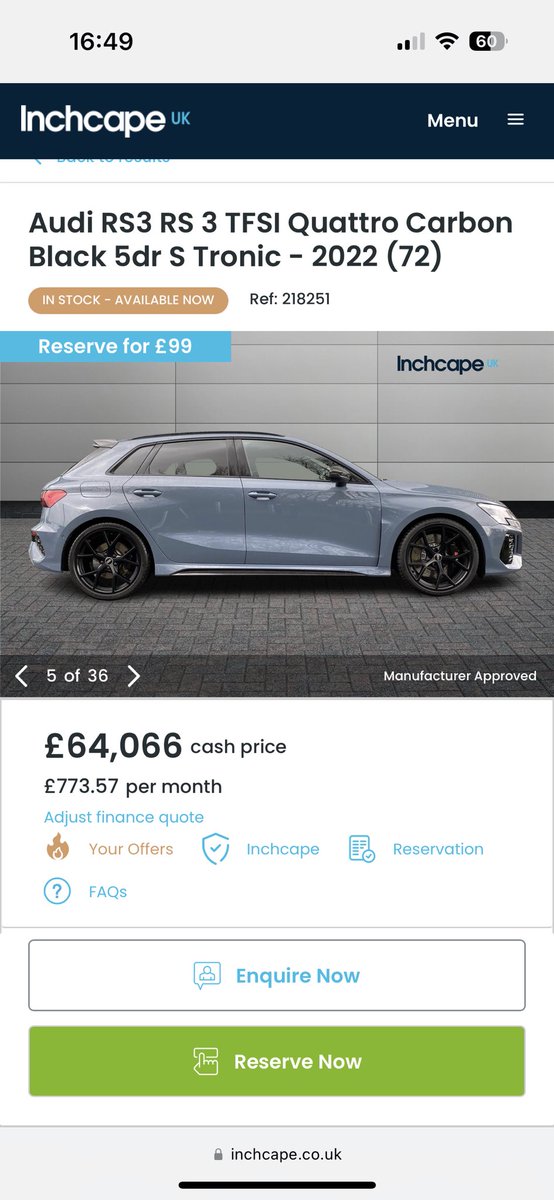 Captain_Blei's tweet photo. When my Audi dealership casually hands you the keys to an RS3 courtesy car whilst they look at my S3. Now to convince them to do a straight swap 😜 #RS3 #AudiRS #SwindonAudi https://t.co/KGJJAVFSZC