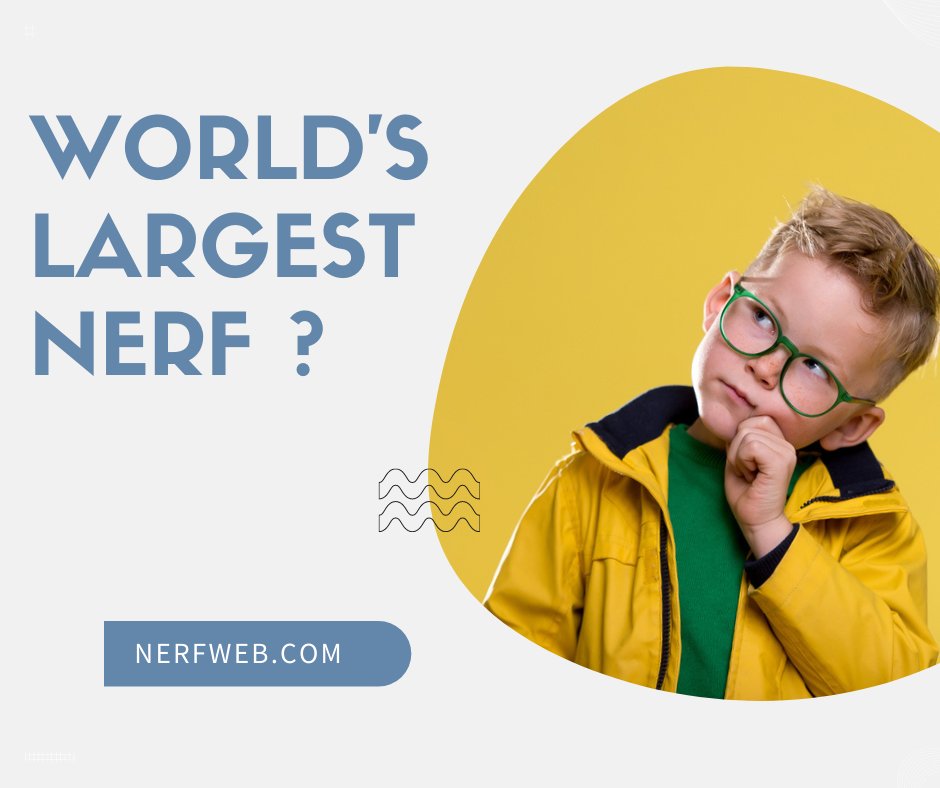 Get ready to to know about the world's largest NERF gun!🥳
nerfweb.com/largest-nerf-g…
#nerfornothin #nerfmega