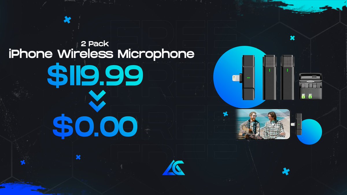 Do we need to say more? 🎙️ 

Score big and save even more with Alloy! The 2-Pack iPhone Wireless Microphone retails at $119.99. Now ours, for a price that can't be beaten - FREE! We've saved thousands of dollars on this device.