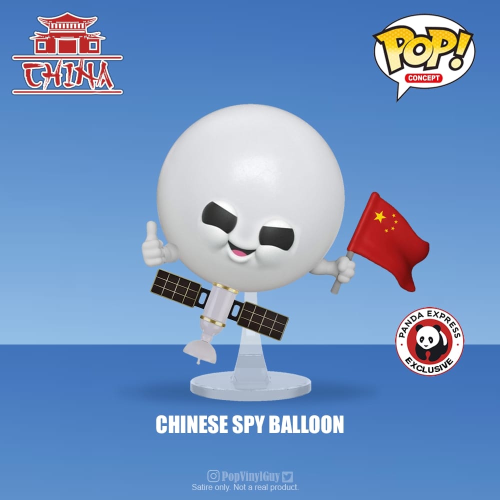 PopVinylGuy's tweet photo. Should we "pop" it or let it float away? #ChineseSpyBalloon #funkoPOP https://t.co/M9ncqsyPih