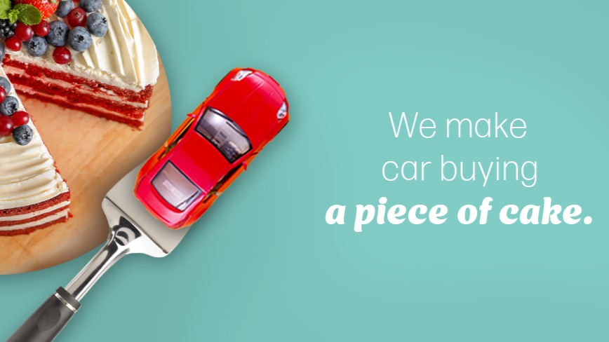Looking for a car should never give you a headache. Make it a piece of cake with us! #CarBuyingMadeEasy