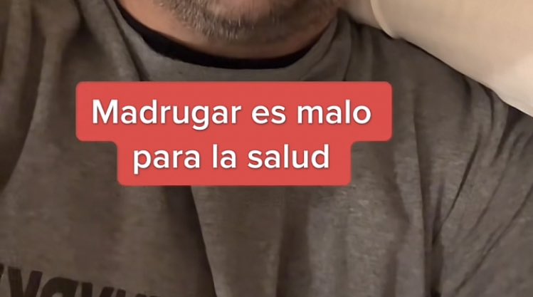 Sabía yo que madrugar no podía ser sano
