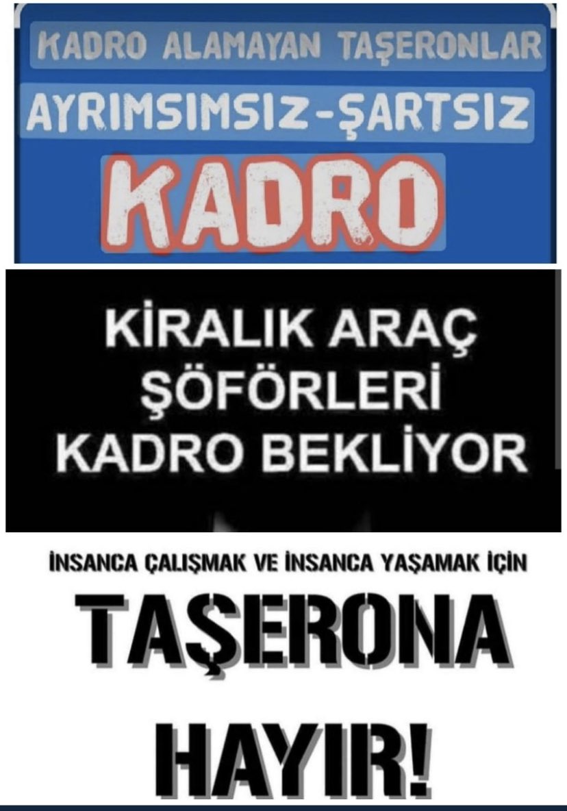 Taşeronu OYalamayın