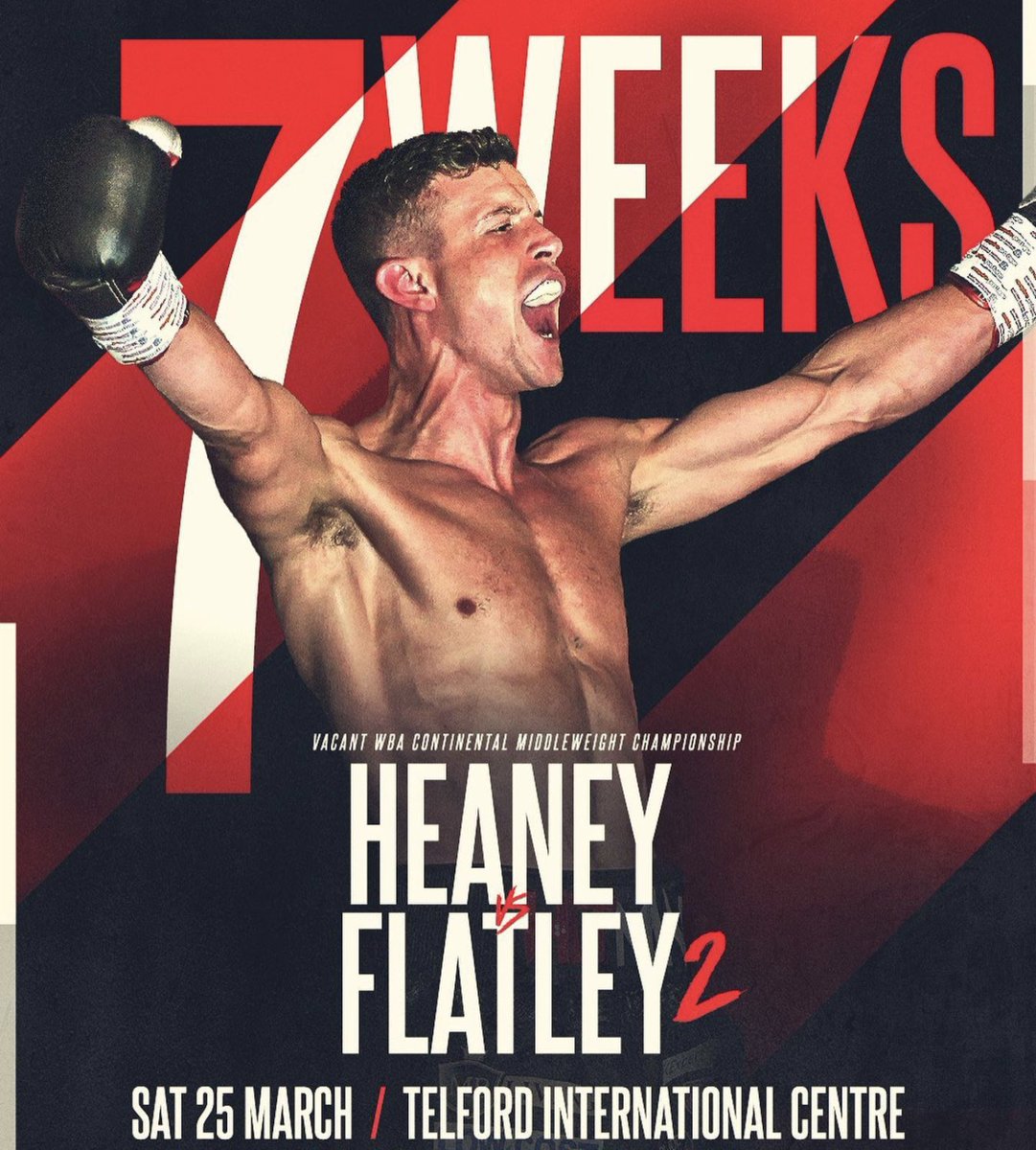NathanHeaney's tweet photo. Thank you to every single person who has paid for their tickets so far ๐ Absolutely unreal support as always! 7 weeks to go until we aim to become WBA Continental Champions ๐ดโช
#HitmanHeaney @Queensberry @BTSportBoxing @btsport https://t.co/4OkftN1nzK