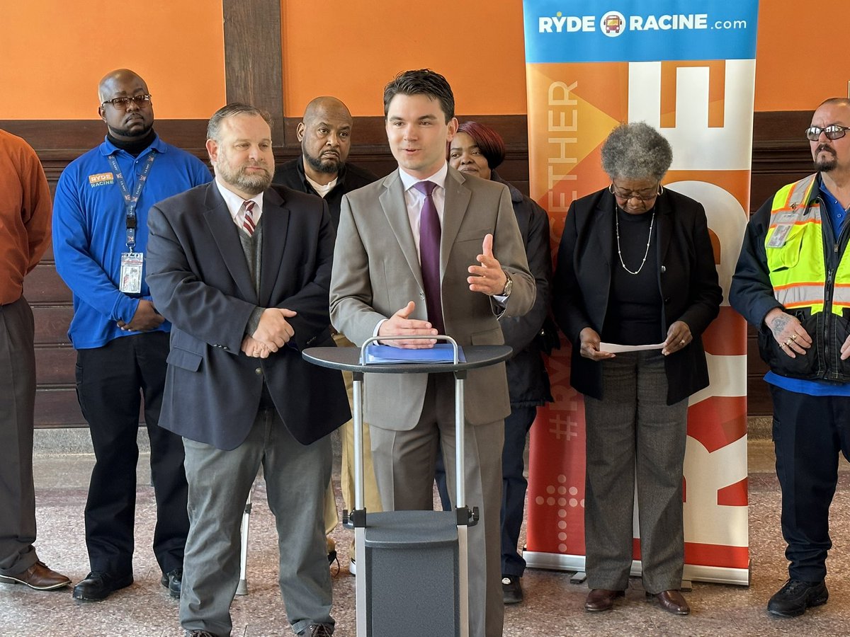 Enjoyed spending Rosa Parks’ birthday with <a href="/MayorCoryMason/">Cory Mason</a> and <a href="/AoRCase/">Academies of Racine - Case</a> alum and Transit Director @TrevorsJung celebrating the City of Racine’s Transit Equity Day!