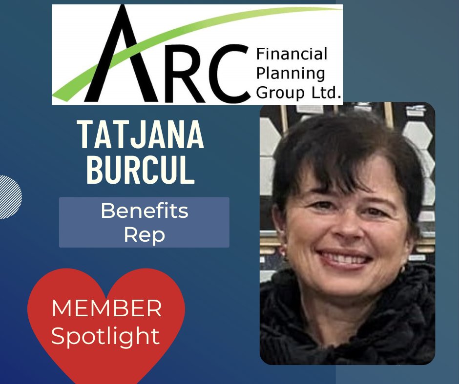 ARC Financial Planner Group is the provider of the Chambers Plan group benefits from which so many of our members get great value.  Tatjana is the sales rep for this area and we *heart* her!