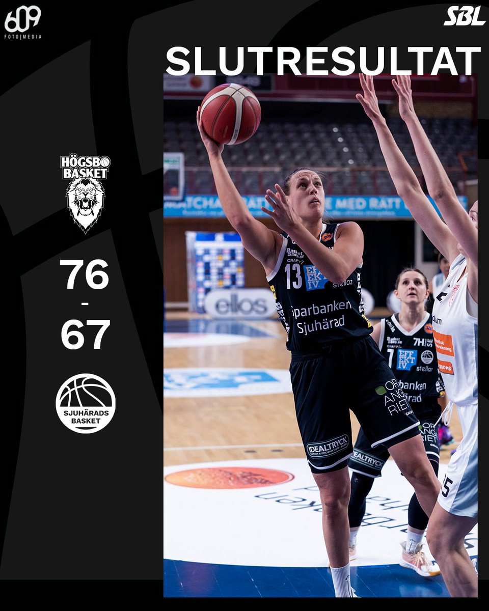 En tung förlust i Gothia Arena ikväll. Jämn match hela vägen men i slutet tappar vi taget 👏 Nästa match är hemma mot Södertälje den 15 februari, vi ses då! 🏀

#sjuharadsbasket #sbldam #basketse