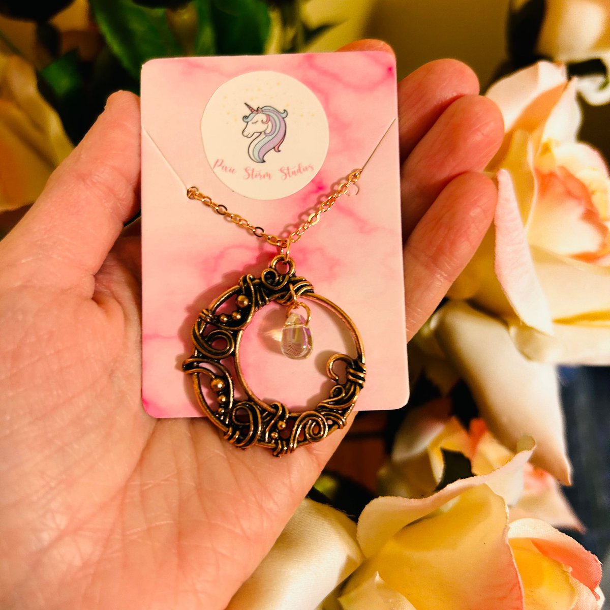 🧚‍♀️ Pixie Storm Studios 🧚‍♀️ on Twitter "This beautiful moon necklace