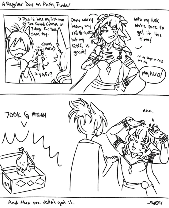 if the pl from that is reading this... lol whoops! #ffxiv #ffxivart 