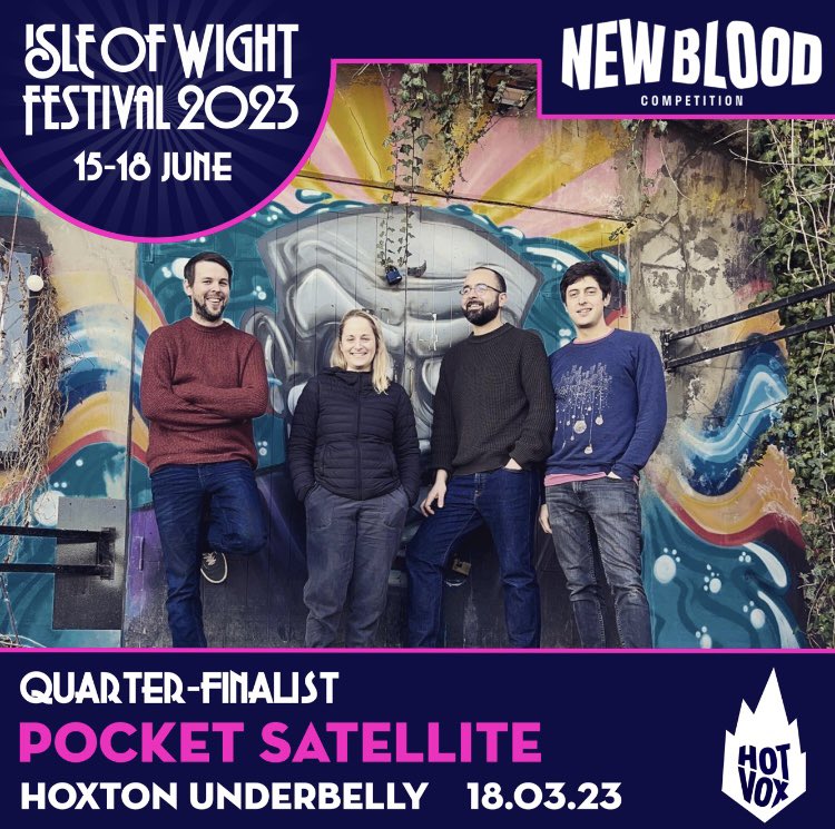 Need your votes people! Excited to be in with a chance to play at the Isle of Wight festival - quarter finals on 18th March! Come support us! Tickets here hotvox.co.uk/event/isle-of-…